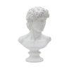 Sculpture classique décorative buste en polyrésine h34cm Man Promotion