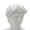 Sculpture classique décorative buste en polyrésine h34cm Man Offre