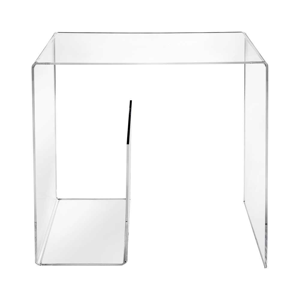 Table basse en plexiglas transparent 33x50x50 cm G Table Promotion Table basse en plexiglas transparent 33x50x50 cm G Table Promotion