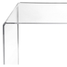 Table basse en plexiglas transparent 33x50x50 cm G  Table Réductions