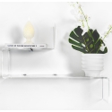 Étagère en plexiglas transparent au design moderne VA-ET-VIENT 1 Vente