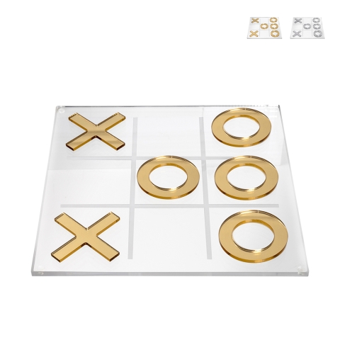 Jeu Taquin en plexiglas transparent Fila 3 Or Argent Promotion