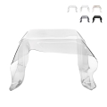 Table basse carrée de salon design en plexiglas Drappeggi Promotion