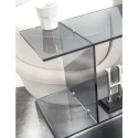 Table d'appoint mobile en plexiglas transparent pour salon Viceversa Catalogue