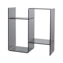 Table d'appoint mobile en plexiglas transparent pour salon Viceversa Choix