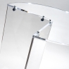 Table d'appoint haut en plexiglas transparent pour salon Atari Réductions