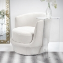 Table d'appoint haut en plexiglas transparent pour salon Atari Vente