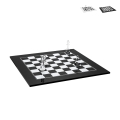 Jeu de dames design en plexiglas transparent Kasparov Promotion