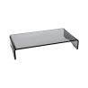 Support moniteur de bureau en plexiglas transparent 25x49x8cm Oly Remises