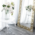 Table d'appoint rond 36 cm en plexiglas transparent Arabesco Small Vente