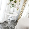 Table d'appoint rond 36 cm en plexiglas transparent Arabesco Small Offre