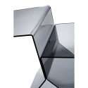 Table basse design en plexiglas transparent Bangles Remises