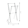 Porte-serviettes de salle de bain en plexiglas transparent Xfile Offre