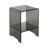Table de chevet en plexiglas transparent Accanto Remises