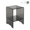 Table de chevet en plexiglas transparent Accanto Promotion
