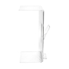 Table basse avec porte-revues en plexiglas transparent Ambrogio Réductions