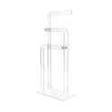 Servomuto porte-serviettes moderne en plexiglas transparent Shubi Promotion