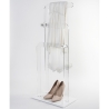 Servomuto porte-serviettes moderne en plexiglas transparent Shubi Vente