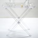 Table pliante transparente avec plateau de service Grand Plié Vente