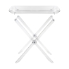 Table pliante transparente avec plateau de service Grand Plié Réductions