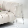 Table pliante transparente avec plateau repas Plié Offre