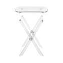 Table pliante transparente avec plateau repas Plié Réductions