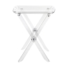 Table pliante transparente avec plateau repas Plié Catalogue