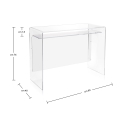 Bureau de design en plexiglas transparent Moremore 18 Remises