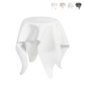 Table haute ronde design en plexiglas transparent Drappeggi Promotion
