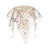 Table haute ronde design en plexiglas transparent Drappeggi Achat