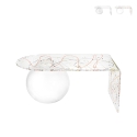 Table basse à pont de salon en plexiglas transparent Boolla Promotion