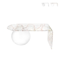 Table basse à pont de salon en plexiglas transparent Boolla Promotion