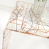Table basse à pont de salon en plexiglas transparent Boolla Offre
