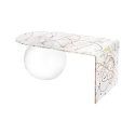 Table basse à pont de salon en plexiglas transparent Boolla Réductions
