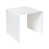 Table basse moderne en plexiglas transparent 40x40 cm 80'S Small Offre