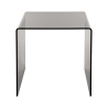 Table basse moderne en plexiglas transparent 50x40x50cm 80'S Big Offre