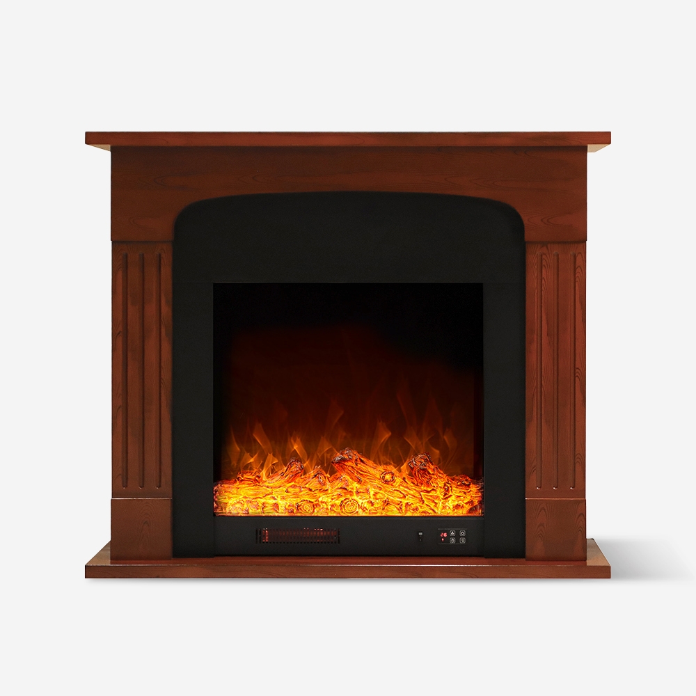 Cheminée électrique 1500W faible consommation effet bois Ludvika M