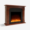 Cheminée électrique 1500W faible consommation effet bois Ludvika M Offre