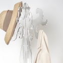 Portemanteau sur pied en plexiglas transparent design moderne Thone Offre