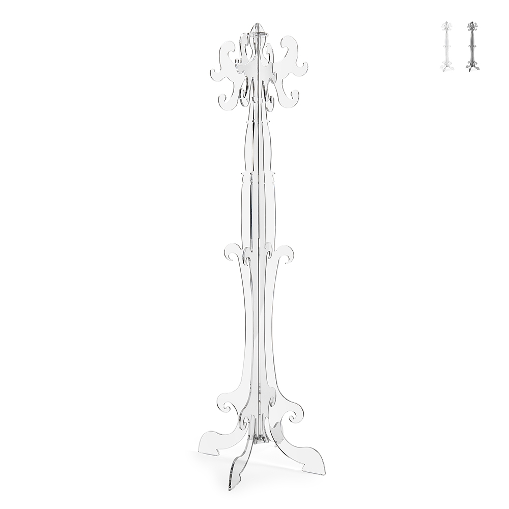 Portemanteau sur pied en plexiglas transparent design moderne Thone Promotion Portemanteau sur pied en plexiglas transparent design moderne Thone Promotion