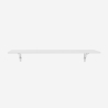 Table de bureau mural pliable 140x80cm Jeremy XL Réductions