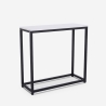 Console d'entrée moderne en métal 80x30x75cm Nigel Caractéristiques