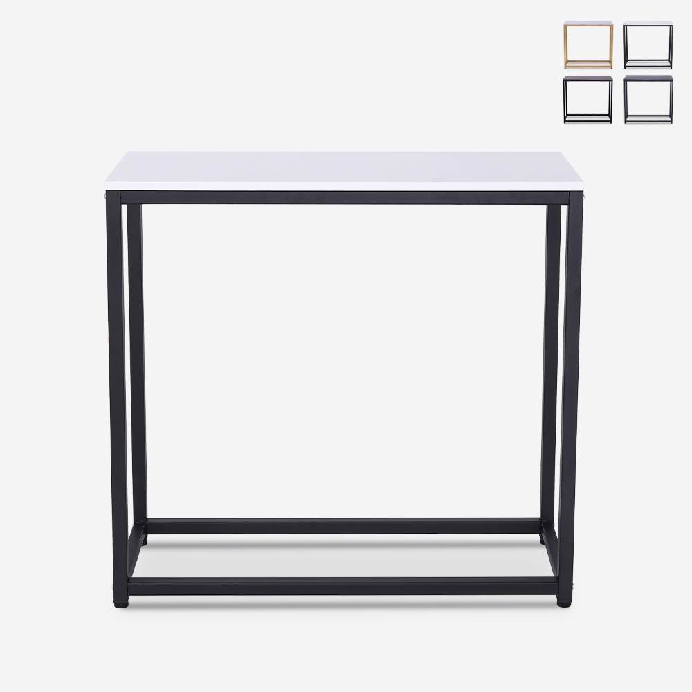 Console d'entrée moderne en métal 80x30x75cm Nigel Promotion