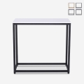 Console d'entrée moderne en métal 80x30x75cm Nigel Promotion