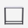 Console d'entrée moderne en métal 80x30x75cm Nigel Dimensions