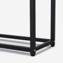 Console d'entrée moderne en métal 80x30x75cm Nigel Achat