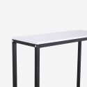 Console d'entrée moderne en métal 80x30x75cm Nigel Prix