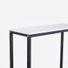 Console d'entrée moderne en métal 80x30x75cm Nigel Prix