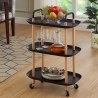 Chariot de cuisine pour aliments roulettes 3 étagères design Wala Plus Vente