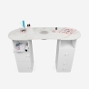 Table manucure reconstruction ongles aspirateur plateau marbre Antir Choix